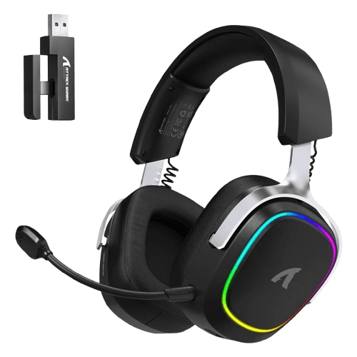 HEADSET - ATTACK SHARK G800 PRO TRI-MODE BLACK