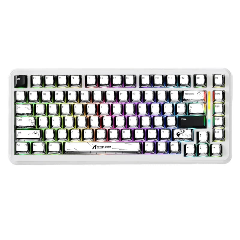 KEYBOARD - ATTACK SHARK X82 PRO HE RGB MAGNETIC COMIC VERSION