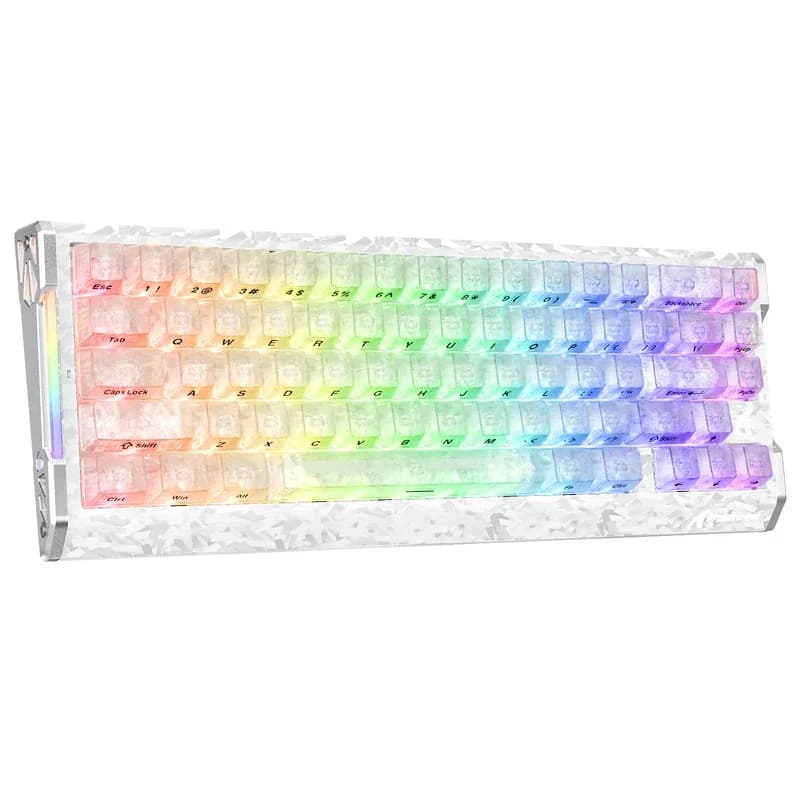 KEYBOARD - ATTACK SHARK R68 HE CARBON FIBER RAPID TRIGGER MAGNETIC - ICE NINJA