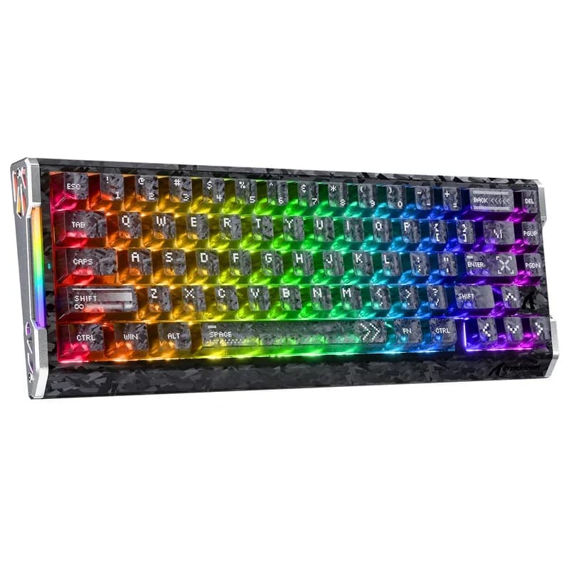 KEYBOARD - ATTACK SHARK R68 HE CARBON FIBER RAPID TRIGGER MAGNETIC - INK SHADE