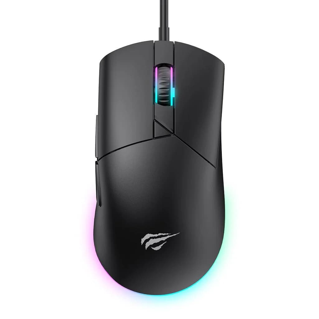 MOUSE - HAVIT GAMENOTE RGB BACKLIT BLACK