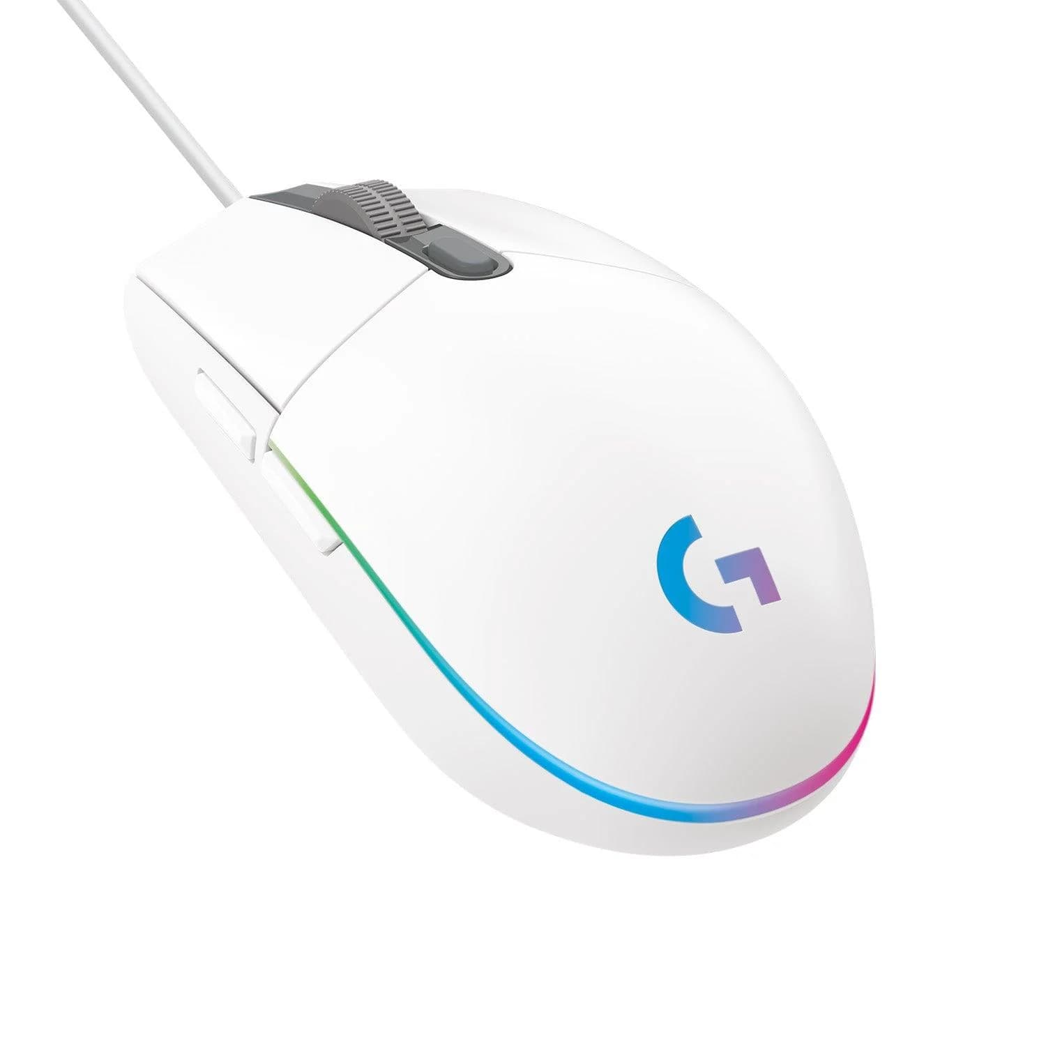 MOUSE - LOGITECH G102 LIGHTSYNC WHITE