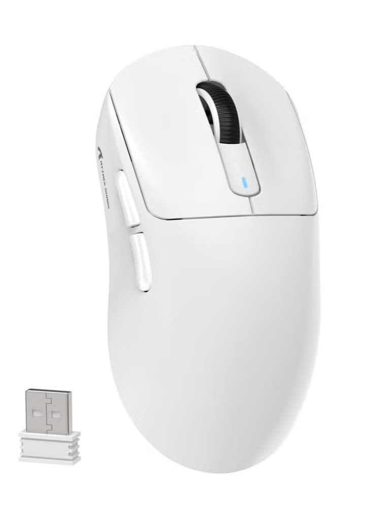 MOUSE - ATTACK SHARK X3 TRI-MODE WIRELESS (WHITE)