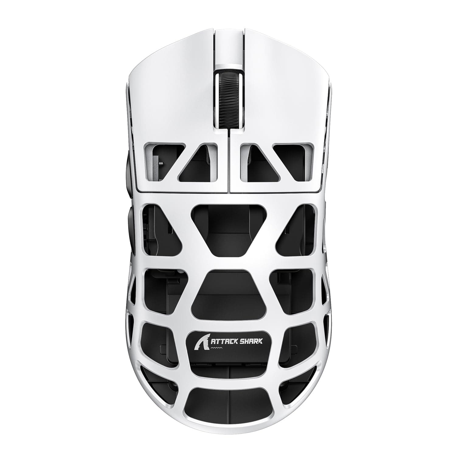MOUSE - ATTACK SHARK R3 TRI-MODE WIRELESS (MAGNESIUM ALLOY) WHITE