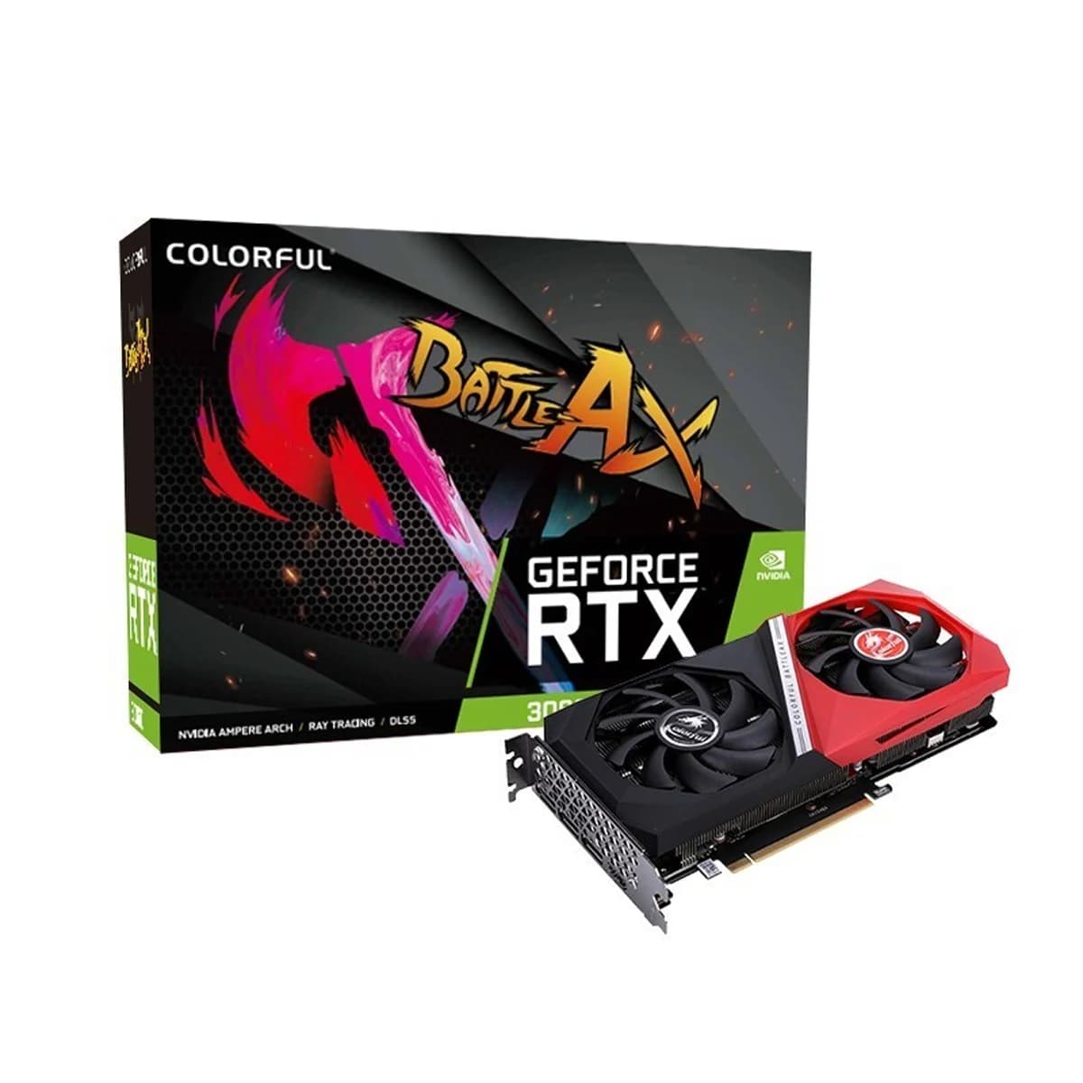 GPU - NVIDIA COLORFUL RTX 3060 BATTLE AX DUO 12GB