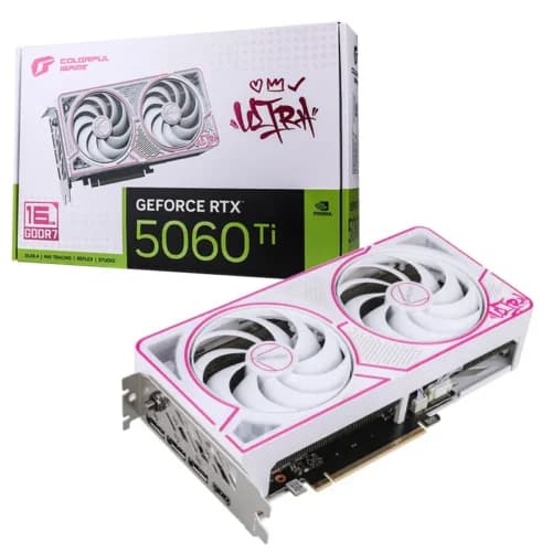 GPU - NVIDIA COLORFUL i-GAME RTX 5060TI ULTRA WHITE DUO OC 16GB