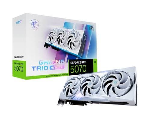 GPU - NVIDIA MSI RTX 5070 12G GAMING TRIO OC WHITE