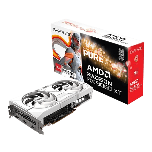 GPU - AMD SAPPHIRE PURE RX 9060XT GAMING OC 16GB WHITE