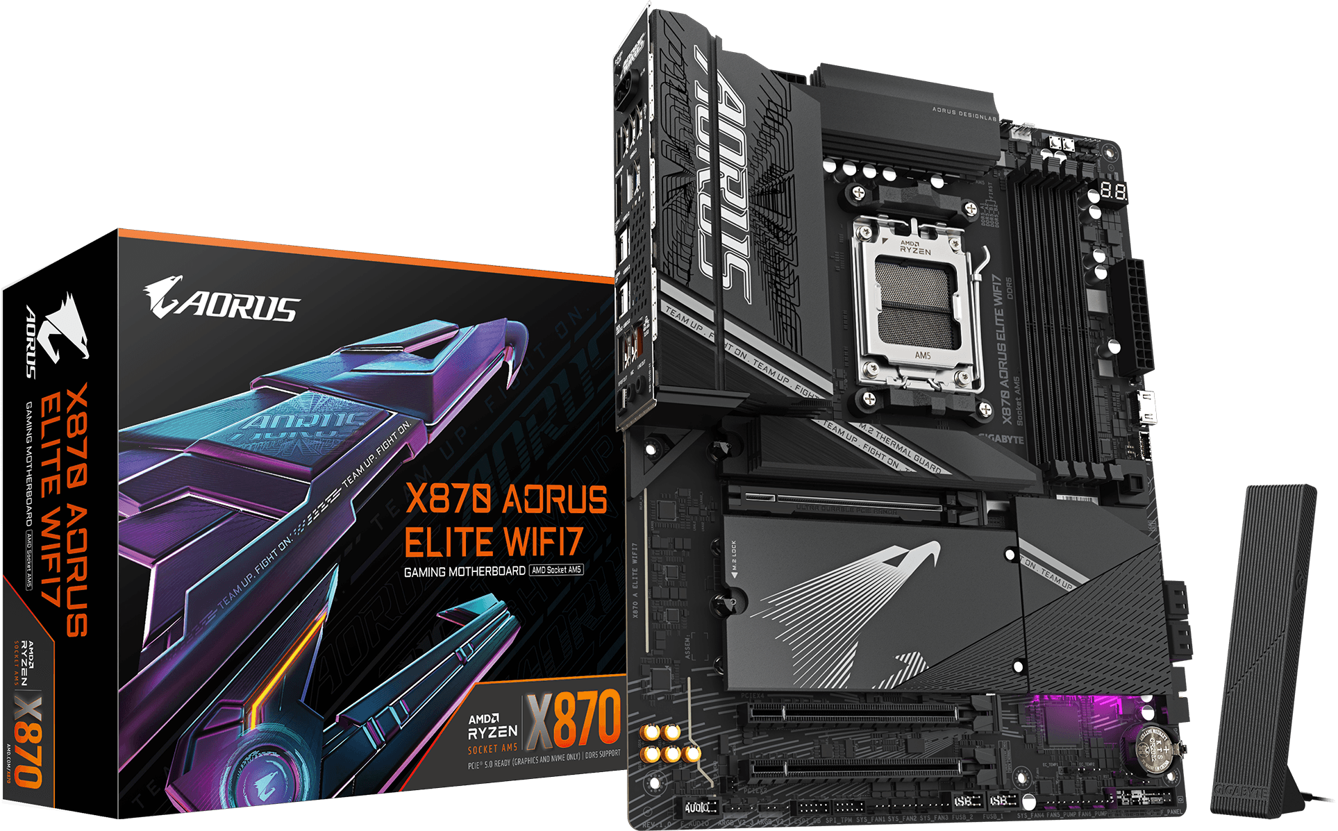 MOTHERBOARD AMD - GIGABYTE X870 AORUS ELITE WIFI7 DDR5