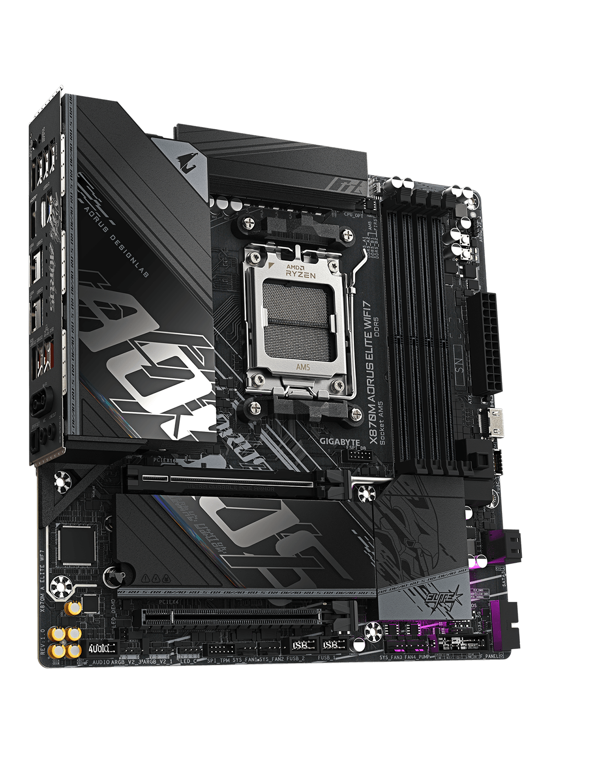 MOTHERBOARD AMD - GIGABYTE X870M AORUS ELITE WIFI7 DDR5