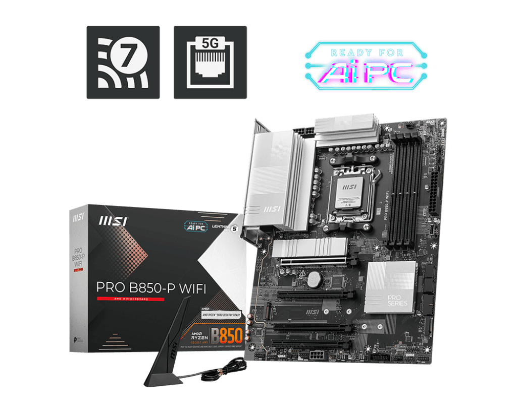 MOTHERBOARD AMD - MSI PRO B850-P WIFI ATX DDR5