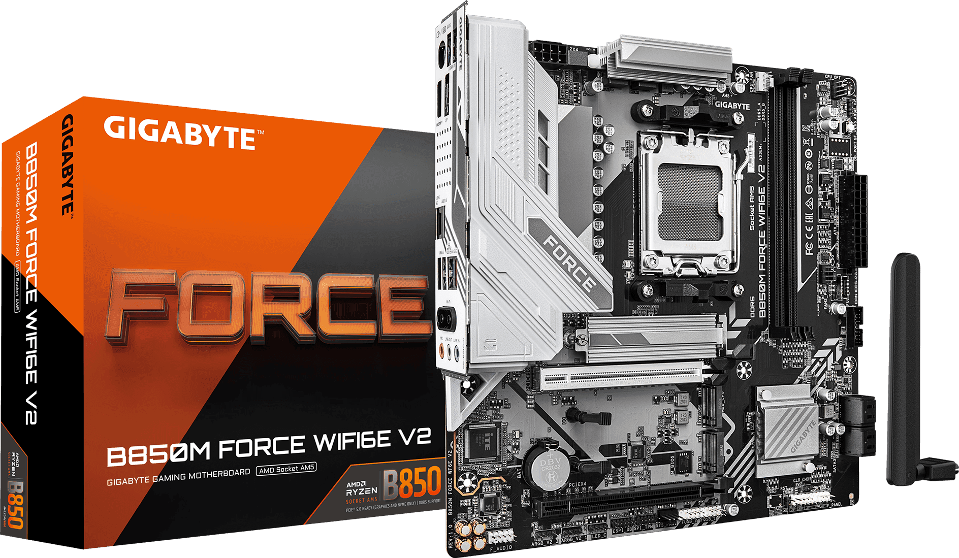 MOTHERBOARD AMD - GIGABYTE B850M FORCE WIFI V2 DDR5