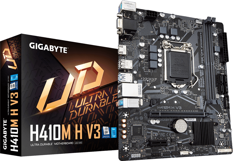 MOTHERBOARD INTEL - GIGABYTE H410M (10TH-11TH GEN) DDR4