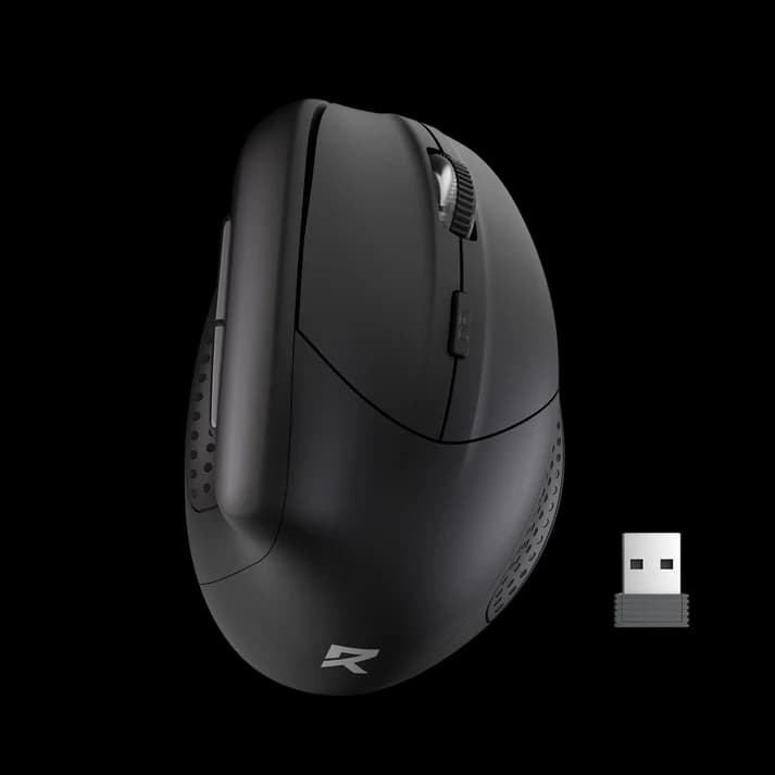 MOUSE - REDRAGON WIRELESS (BM-4033) 2.4G VERTICAL BLACK