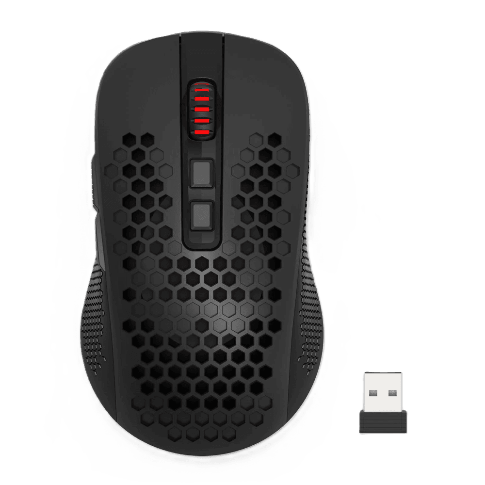 MOUSE - REDGRADON (M694-RGB) HANA WIRELESS BLACK