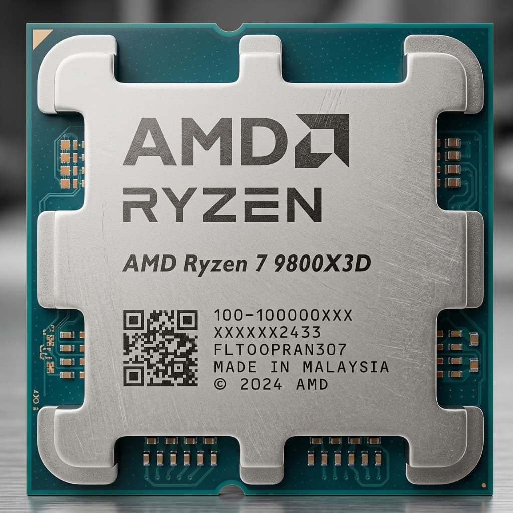 PROCESSOR AMD - RYZEN 7 9800X3D 4.70 GHz | 8 Cores | 16 Threads AM5 TRAY TYPE