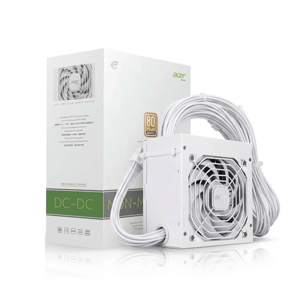 POWER SUPPLY - ACER 650W 80+ BRONZE WHITE