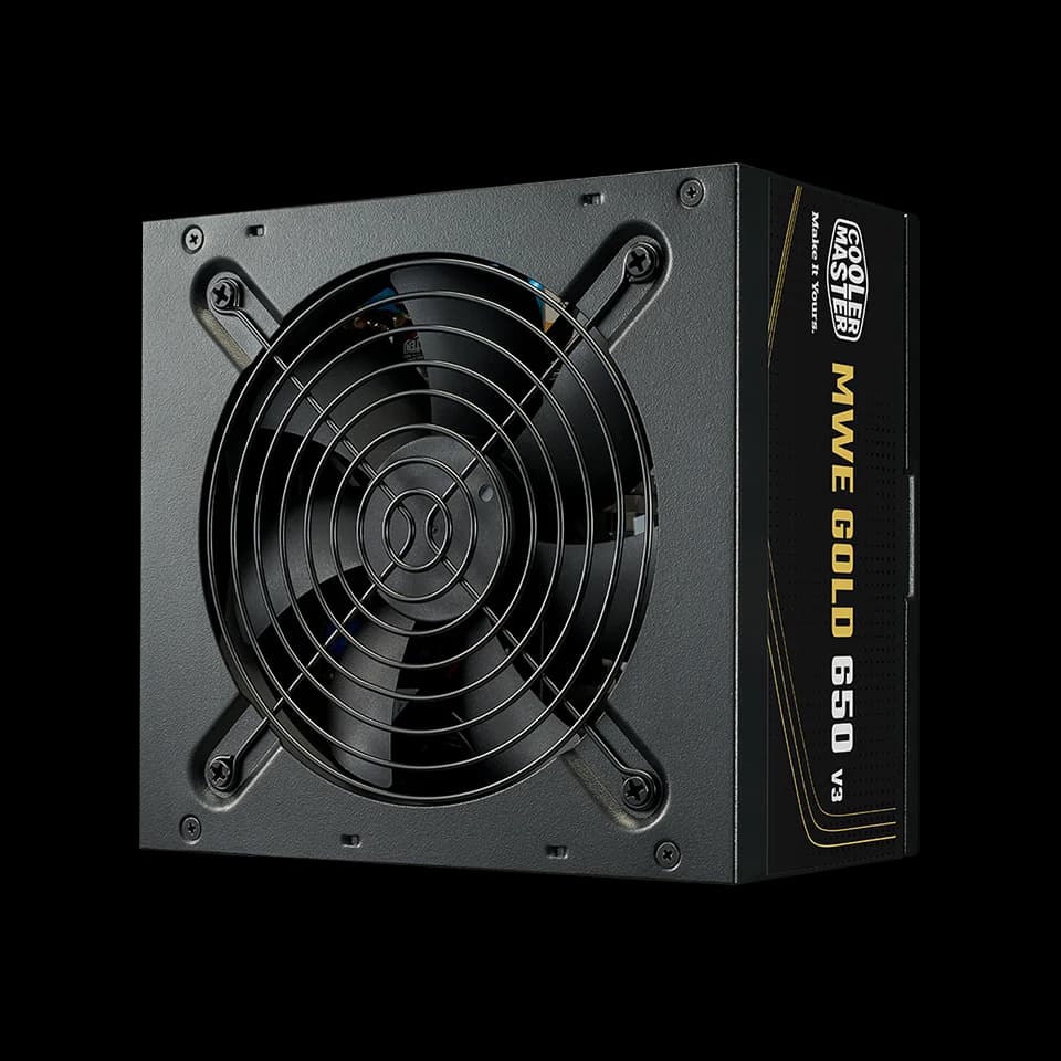 POWER SUPPLY - COOLER MASTER 650W MWE GOLD V3 NON-MODULAR