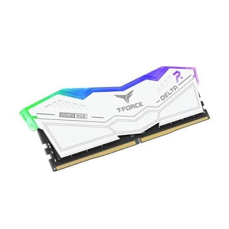 RAM (MEMORY) - 16GB DDR5 6000MHZ T-FORCE DELTA ARGB WHITE