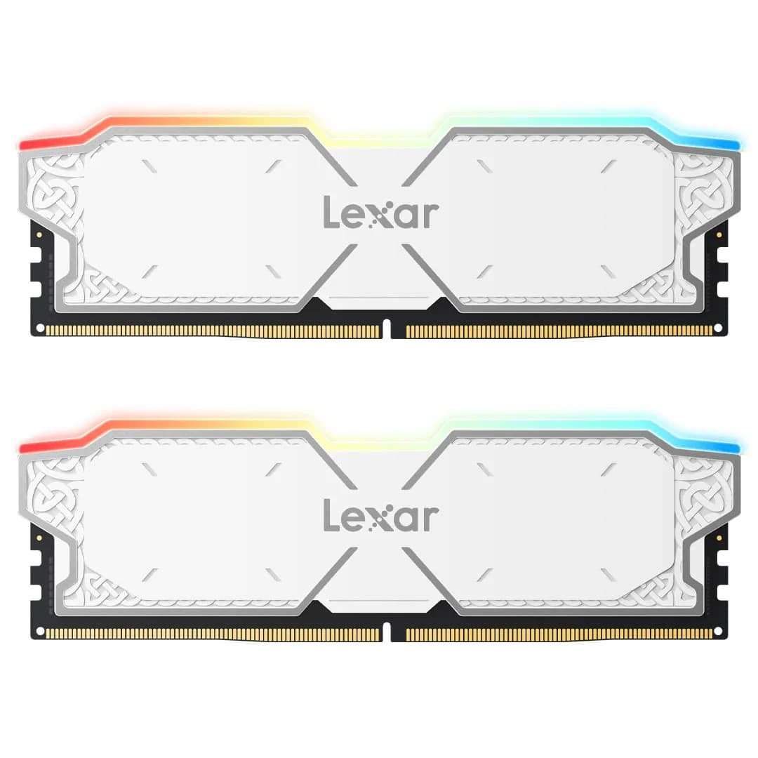 RAM (MEMORY) - 32GB KIT (2X16GB) DDR5 6000MHZ LEXAR THOR RGB WHITE